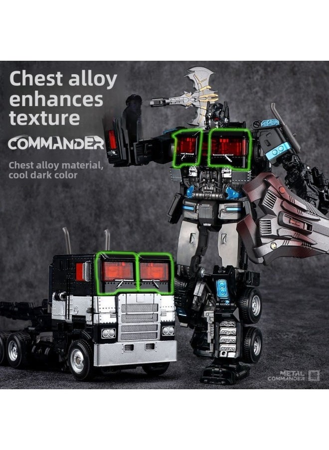 Generic - Genuine Diablo Cybertron Planet Commander-in-Chief Deformation Toy Optimus Prime King Kong Prime Car Robot Model Hand-held-Colour:The Difficulty Of Deformation Is Extremely High. You Can Contact Customer Service To Receive Deformation Tutorials - Cybertron Planet Blackening Old - Image 1