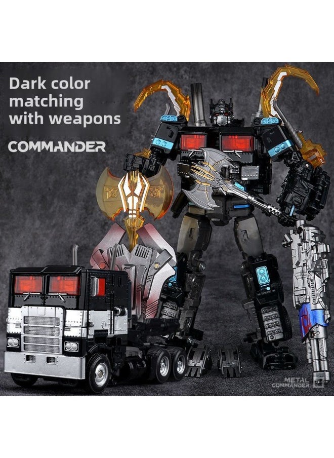 Generic - Genuine Diablo Cybertron Planet Commander-in-Chief Deformation Toy Optimus Prime King Kong Prime Car Robot Model Hand-held-Colour:The Difficulty Of Deformation Is Extremely High. You Can Contact Customer Service To Receive Deformation Tutorials - Cybertron Planet Blackening Old - Image 1