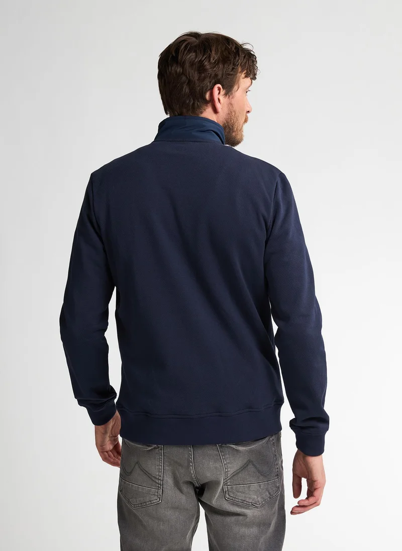 بترول اندستريز كنزة رجالية بياقة بسحاب