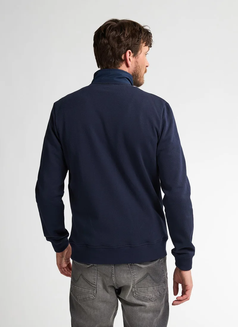 بترول اندستريز كنزة رجالية بياقة بسحاب