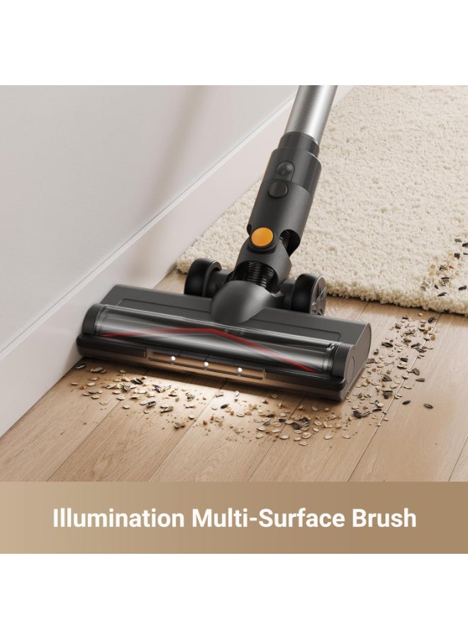 Mova J20 Cordless Stick Vacuum Cleaner, 17K Pa Powerful Suction, 6x2200 mAh Battery, 50 Minutes Running Time, Folding Tube for Corner Cleaning, 0.5 Litre - Image 3