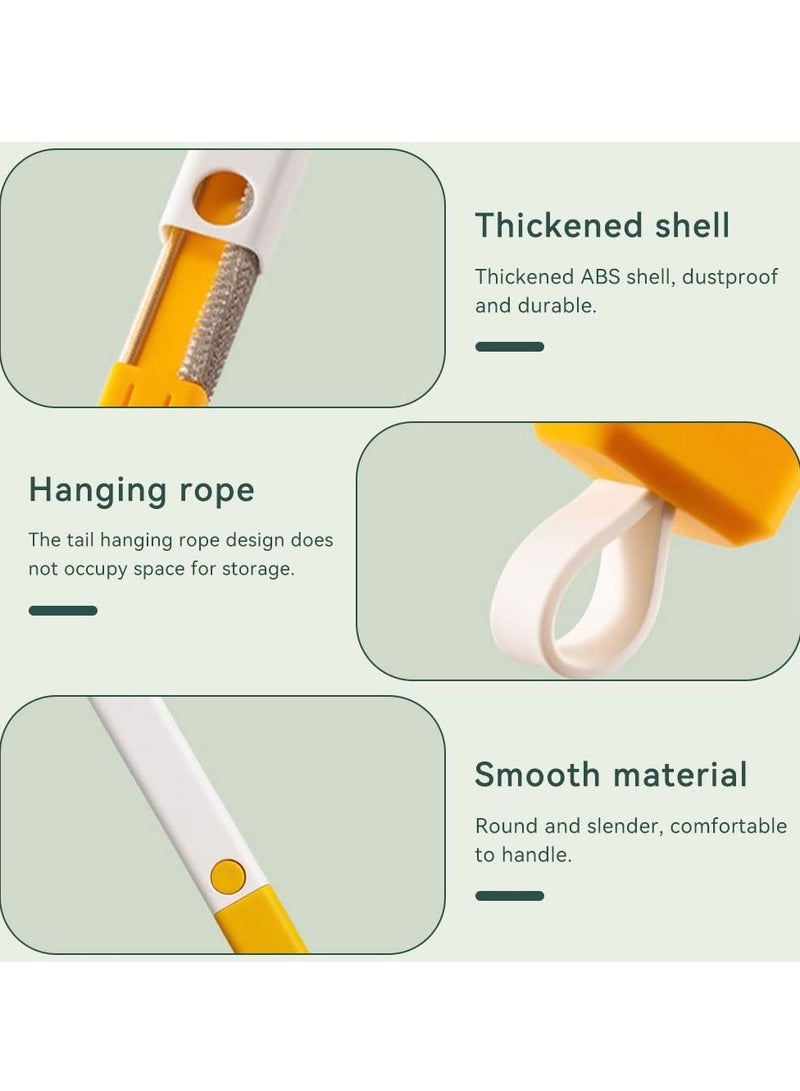 Y&D Lint Remover, Portable Bobble Remover for Clothes, Double Sided and Reusable Fur Tool, Carpet Scraper, Dog Cat Furniture Couch Car Seats Bedding - Image 4