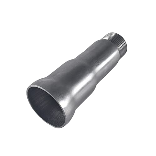 VCUJSUC 3 Stage Exhaust Header Pipe For Coleman CT100U Predator 79cc 98cc 3HP Mini Bike FRP GMB100 GPS Rascal Baja Doodlebug Dirt Bug Mini Bike Silver - Image 4