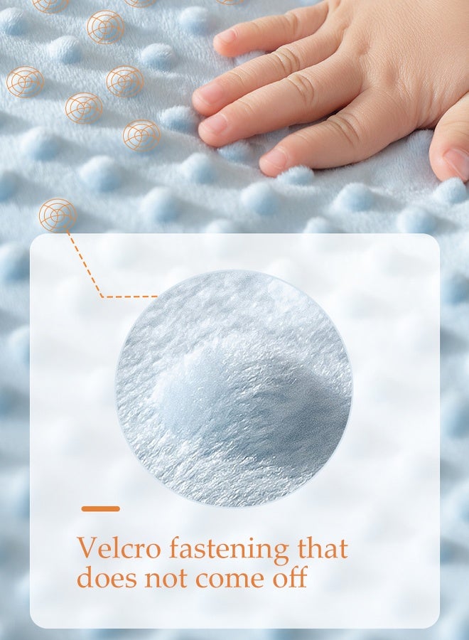 DUNISO حاجز سرير الأطفال، بطانة سرير قابلة للتنفس، وسادة سرير مضادة للاصطدام على شكل مستطيل، يمكن تجميعها وثنيها، قابلة للإزالة، مناسبة لجميع الفصول، مناسبة للأولاد والبنات، 180 سم - Image 4