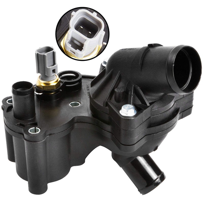 Thermostat Housing with Sensor Assembly for 20022010 Ford Explorer Mercury Mountaineer 40L 2L2Z8592AA 2L2Z8592BA