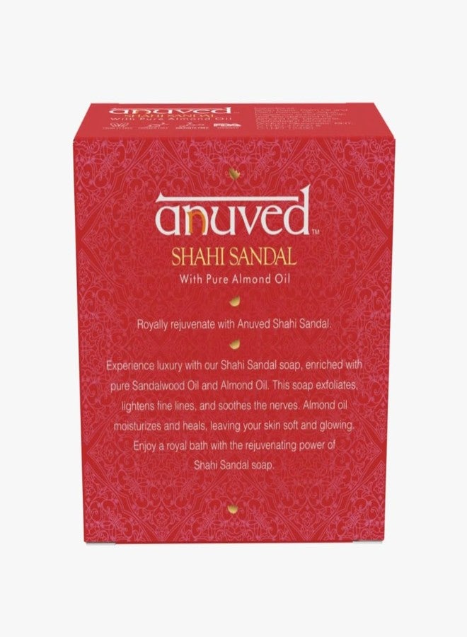 Anuved Shahi Range Pack of 9 Royal Luxury Bath for the Whole Family Shahi Sandal, Shahi Honey Glycerine, Shahi Khus 99% Natural & Pure Paraben & Cruelty-Free for Men & Women. - Image 3