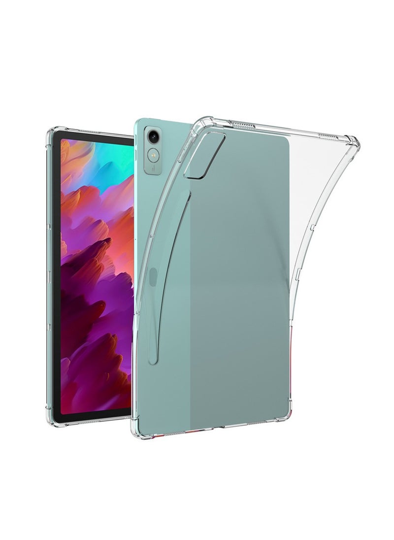 General For Lenovo Tab P12 12.7 2023 Clear Case - Soft TPU Back, Ultra-Slim Cover with Airbag Protection, Lightweight Compatible with Lenovo Tab P12 12.7 2023 - Clear  - Image 1