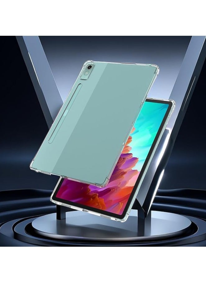 General For Lenovo Tab P12 12.7 2023 Clear Case - Soft TPU Back, Ultra-Slim Cover with Airbag Protection, Lightweight Compatible with Lenovo Tab P12 12.7 2023 - Clear  - Image 2