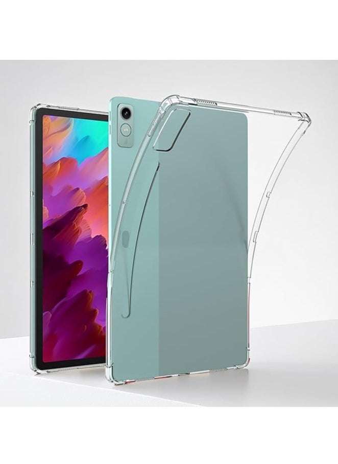General For Lenovo Tab P12 12.7 2023 Clear Case - Soft TPU Back, Ultra-Slim Cover with Airbag Protection, Lightweight Compatible with Lenovo Tab P12 12.7 2023 - Clear  - Image 3