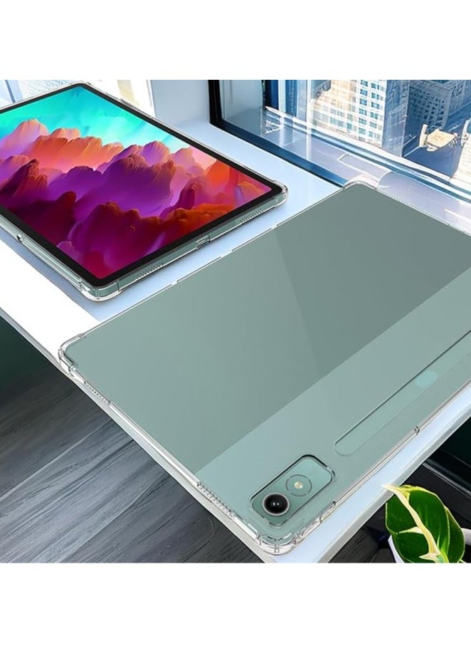 General For Lenovo Tab P12 12.7 2023 Clear Case - Soft TPU Back, Ultra-Slim Cover with Airbag Protection, Lightweight Compatible with Lenovo Tab P12 12.7 2023 - Clear  - Image 4