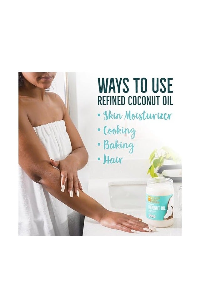 BetterBody Foods Organic Naturally Refined Coconut Oil with Neutral Flavor and Aroma - Image 3