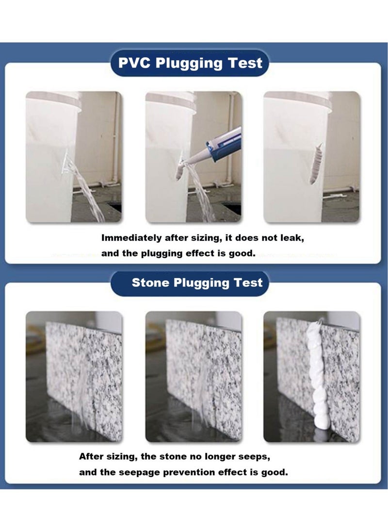Captaintech - Heavy Duty Leakage Plugging Adhesive, Nano Leakage Plugging Adhesive,Waterproof Sealant, Pool Tile Underwater Special Adhesive Sealing Glass Adhesive, All-Purpose Repair Glue (2PCS) - Image 1