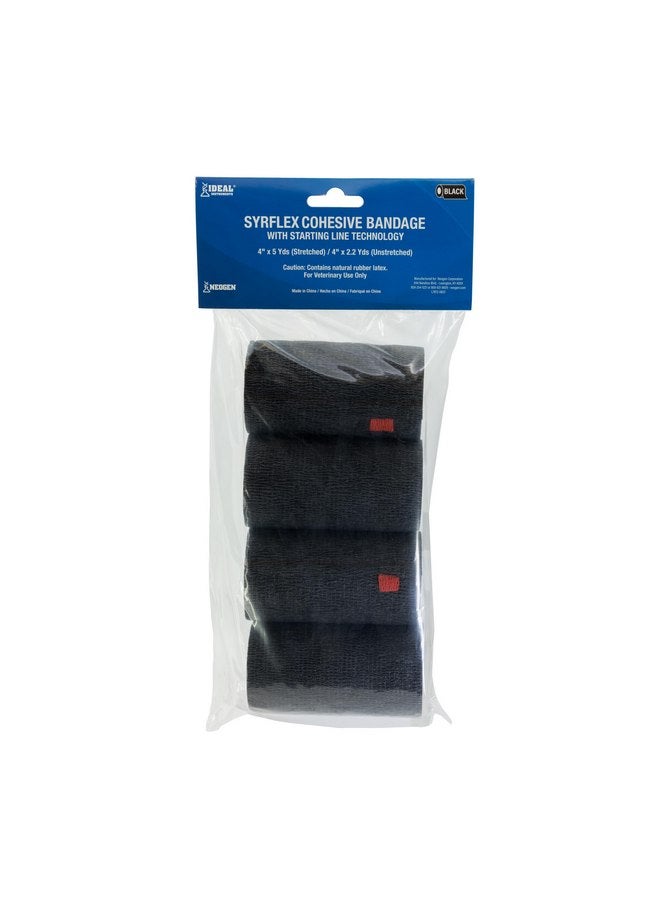 Neogen Syrflex Cohesive Bandage 4” Black 4 pk - Image 5