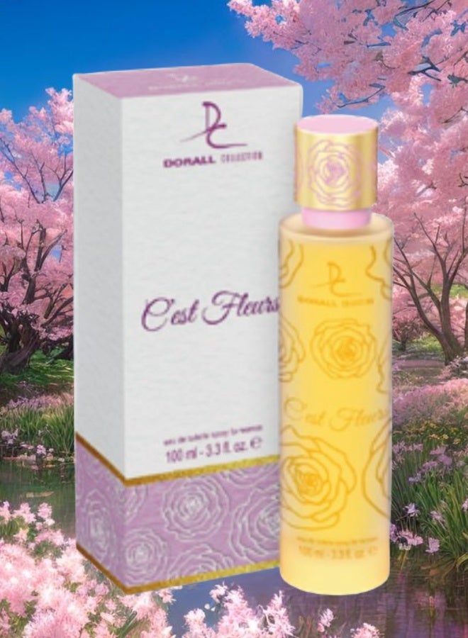 DORALL COLLECTION 9 Pieces Cest Fleurs Perfume 100ML - Image 2