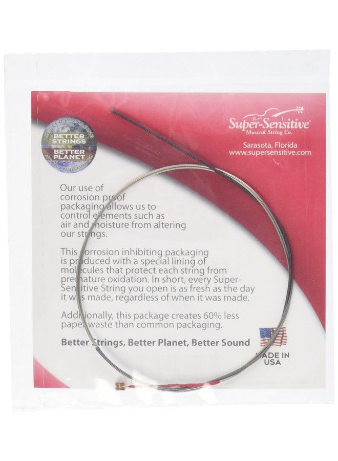 Super Sensitive Red Label Violin D String 4 4 Medium - Image 3