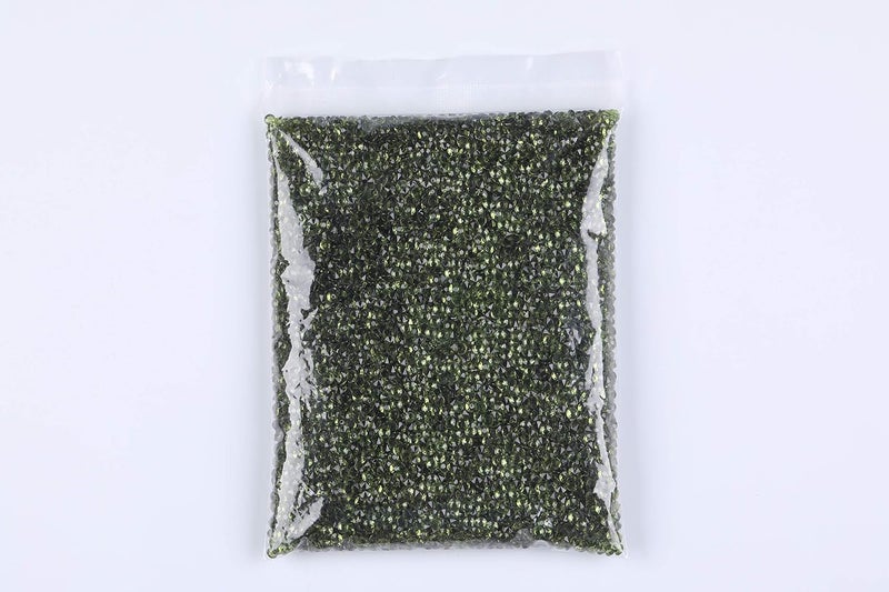 Gintoaria 10000 قطعة/عبوة ألماس أكريليك وكرستالات كونفيتي لتزيين طاولات الزفاف وحشو المزهرية 4.5 ملم حجر الراين للزفاف، حفل الاستحمام للعروس، زخارف حبات المزهرية (أخضر شاي) - Image 5
