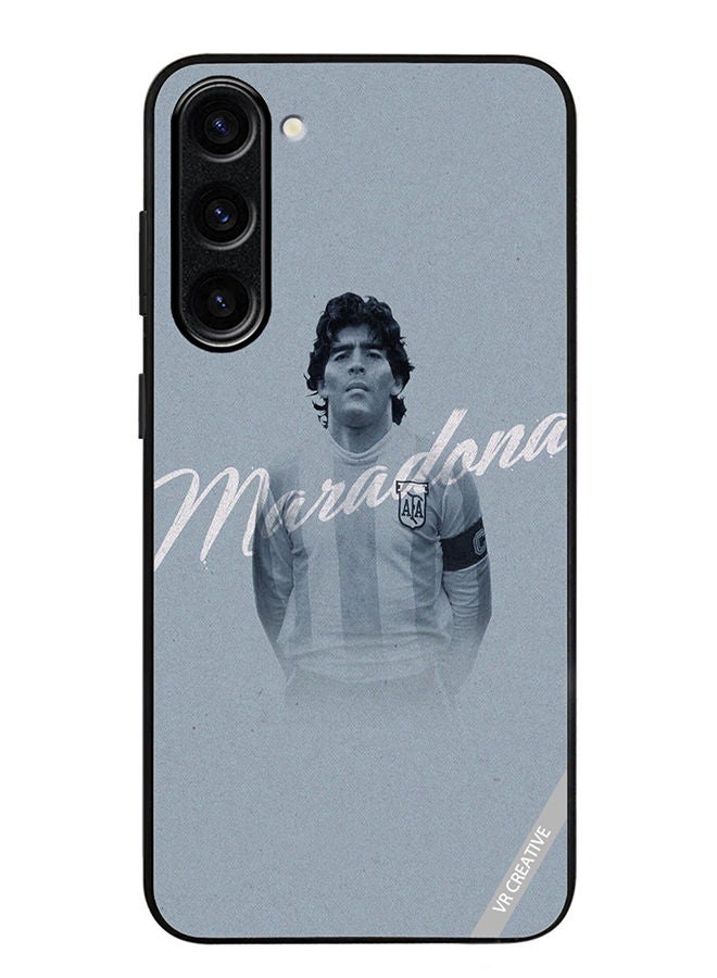 VR CREATIVE Protective Case Cover For Samsung Galaxy S23 Plus Maradona Design Multicolour - Image 1