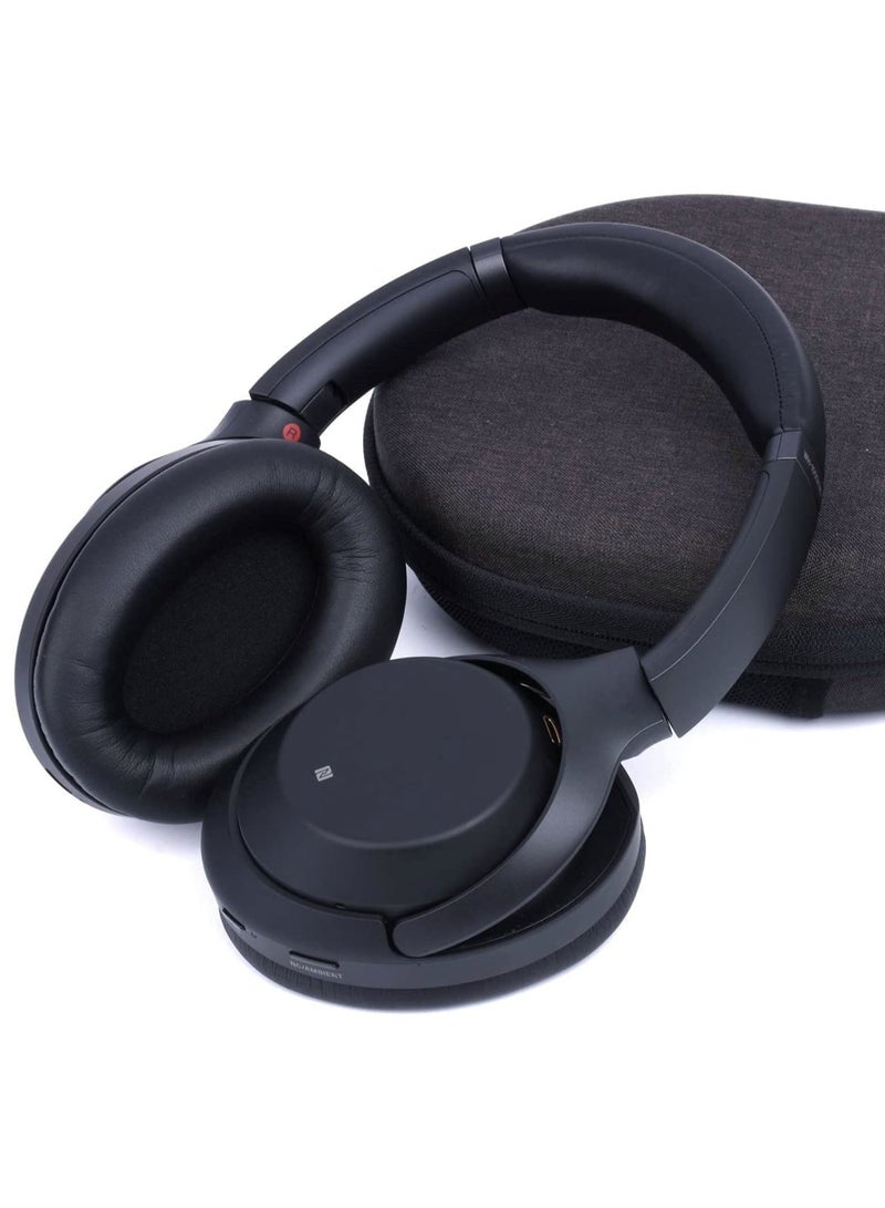 Replacement Earpads for Sony WH-1000XM3 Headphones Ear Pads Cushions with Noise Isolation Memory Foam Added Thickness Without Affecting Sensor (Black)  - Image 5