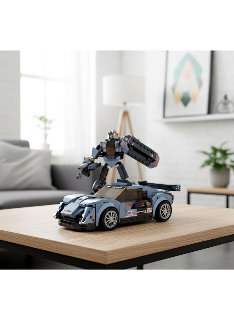 ThinkerPlace Cobalt Racer 2-in-1 Robot & Sports Car (229 Pieces) | Learn About Machines | Building Block Set for Kids Age 7+ | STEM Educational Toy | Build, Play & Learn | Science & Learning Toy - Image 2