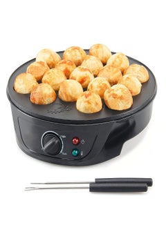 Joyelink Takoyaki Maker Machine，Takoyaki Maker Pan with Temperature Control, Tools and Recipes, Make 18 Japanese Octopus Balls at once, Easy to Use and Store  - Image 1