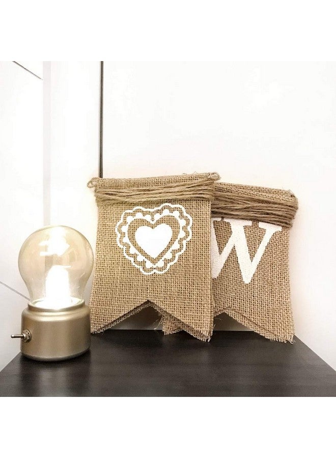 Dadam Welcome Baby Burlap Banner Flags Vintage Baby Shower Banner Rustic Baby Shower Decorations Banners and Signs - Image 5