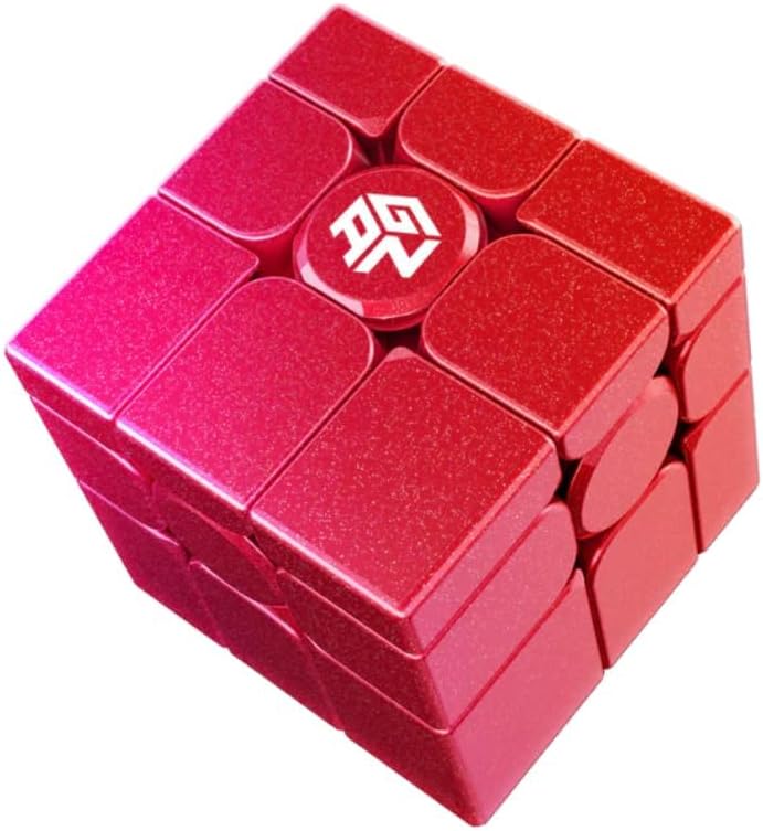 CuberSpeed Cuberspeed gan Mirror Cube red UV Coated Speed Cube Fuchsia Red Gan Mirror Blocks Magnetic Cube Puzzle  - Image 3
