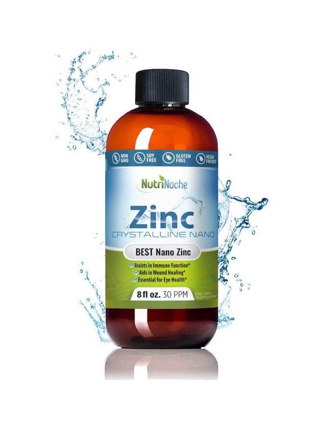 NutriNoche Pure Crystalline Liquid Zinc Supplement - 30 PPM - Colloidal Minerals