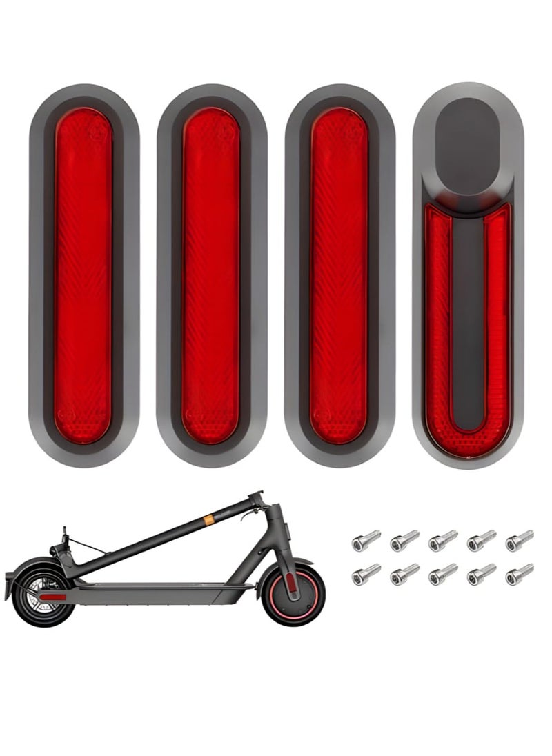 FIRST PRO Reflective decorative side cover with screws for xiaomi M365 PRO 2 1S essential Lite electric scooter strips front and rear wheels accessory kit  - Image 3