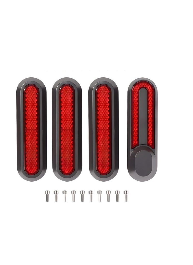 FIRST PRO Reflective decorative side cover with screws for xiaomi M365 PRO 2 1S essential Lite electric scooter strips front and rear wheels accessory kit  - Image 1