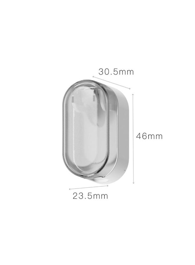 JZS Toothbrush Head Covers Caps,Tooth Brush Protector Case Wall Mounted Hanging Rack Organizer for Travel, Camping, Bathroom, School, Business,2PCS,Grey - Image 2