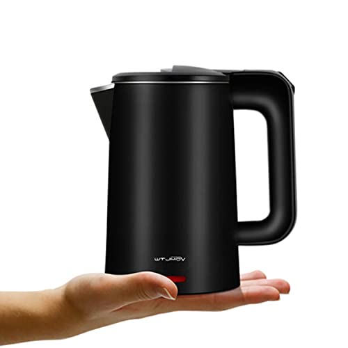 WTJMOV 0.8L Electric Kettle Stainless Steel, 800 Watts Small Electric Kettle 27 Ounce Fast Boil Auto Shut-off, Portable Water Boiler for Small Kitchen, Business Trip and More - Image 1