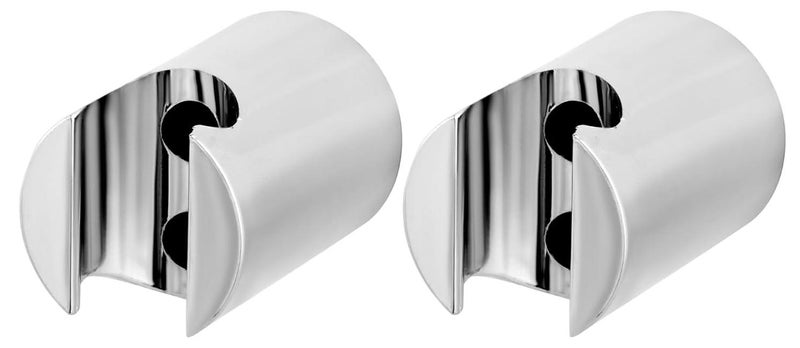 NEW WARE خطاف متعدد الاستخدامات مثبت على الحائط للصنبور، حامل صنبور صحي، حامل دش يدوي (اللون: فضي، عبوة من 2) - Image 1