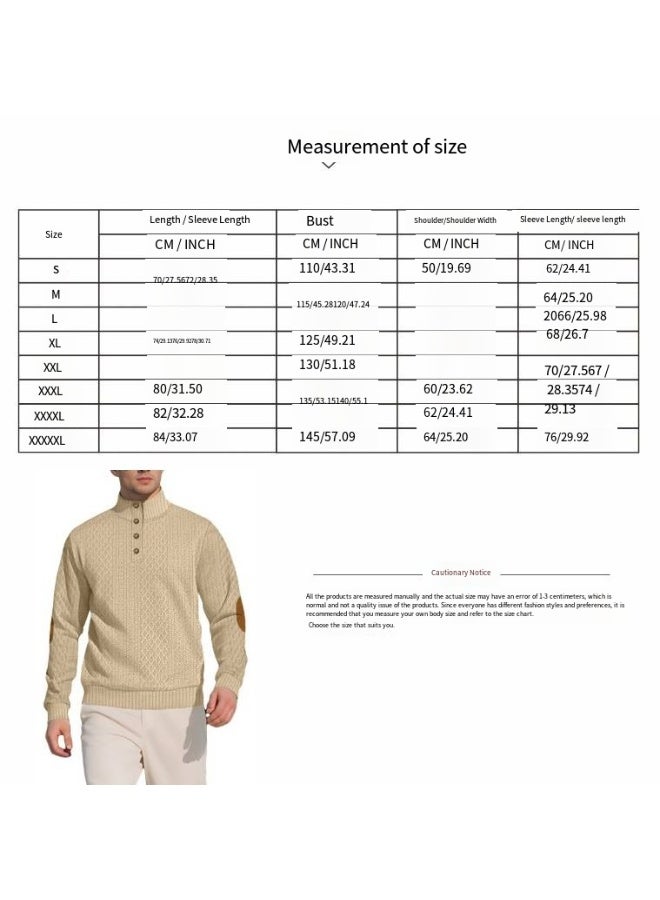 general 2025-2026 Men's Button-Up Long-Sleeved Casual Outdoor Sweater with Jacquard Knitting - Image 2