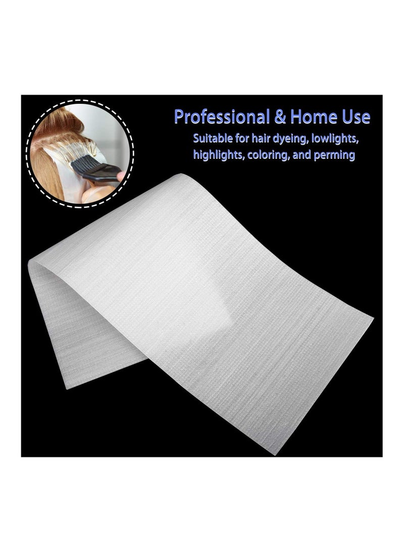 SOLARAE Hair Dye Paper, 50PCS Reusable Foam Hair Wraps Hair Dye Paper, Large Size Henna Repellent Hair Tint Paper, Professional Hair Coloring Highlighting Strips for Salon Barber Hair Stylists - Image 5