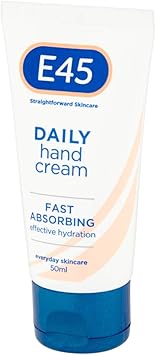 E45 Daily Hand Cream 50 ml E45 Hand Cream for Very Dry Hands Hand Moisturiser for Dry Skin and Sensitive Skin NonGreasy Hand Repair Cream for Soft and Supple Hands Fast Absorption Formula - Image 4