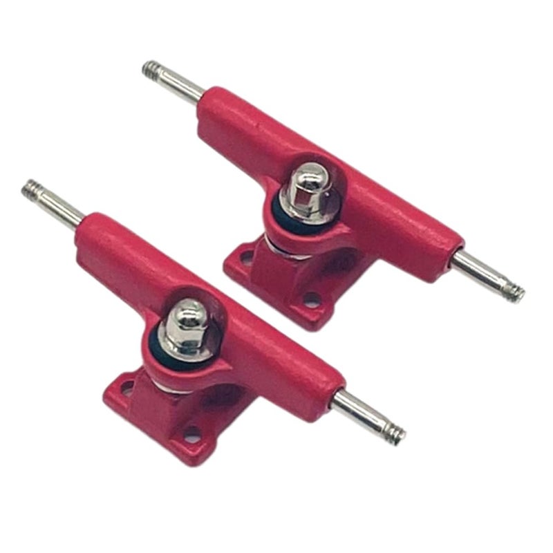 Professional Finger Skateboard with New Hanger and Base Red - Image 2