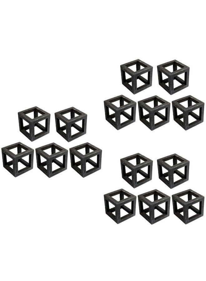 balacoo 15 Pcs Pottery Betta Fish Shrimp House for Aquarium Accessories, Rock Small Ceramic Decorations, Tank Breeding Goldfishes Ornament Cave Habitat House - Image 1