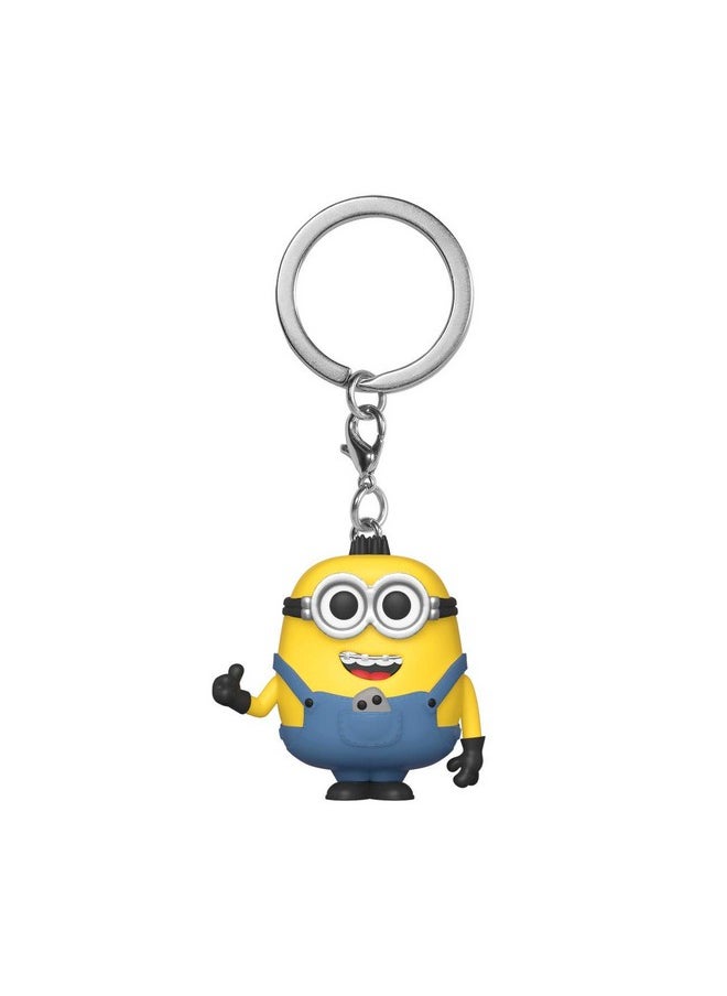 Funko Funko Pop! Keychain: Minions: The Rise of Gru - Pet Rock Otto, Multicolor, 2 inches  - Image 1