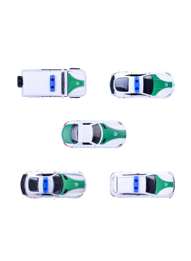 Majorette Dubai Police Mercedes-Benz AMG - 5 Pack Die Cast – Gift Pack - Super Car's (1:64 Scale) – Die-Cast Toy Car for Kids & Collectors - Image 5