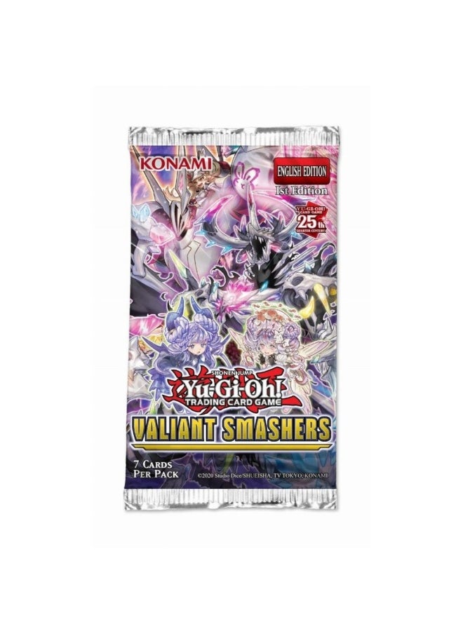 Konami Yu-gi-oh! TCG: Valiant Smashers Booster Playing Card Single Pack (Assorted 1 Piece)  - Image 1