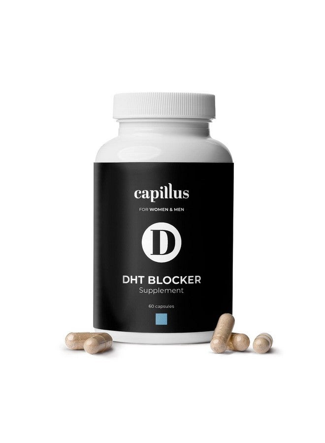 Capillus - DHT Blocker Supplement - Helps Strengthen & Stimulate Hair Growth - For Stronger, Thicker, Fuller, Healthier Hair -With Biotin & Keratin -Growth & Wellness -Daily Supplement -60 Capsules - Image 1