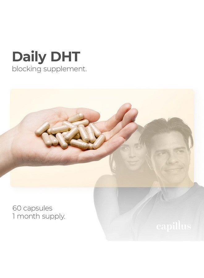 Capillus - DHT Blocker Supplement - Helps Strengthen & Stimulate Hair Growth - For Stronger, Thicker, Fuller, Healthier Hair -With Biotin & Keratin -Growth & Wellness -Daily Supplement -60 Capsules - Image 3