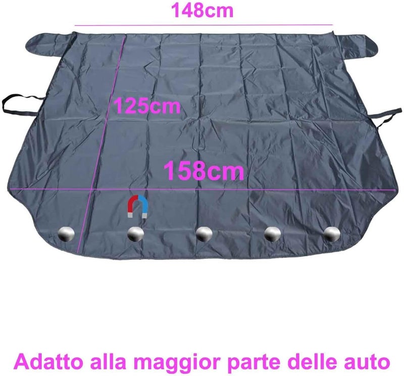 AuFiiy Car Windscreen Cover - Black - Image 3