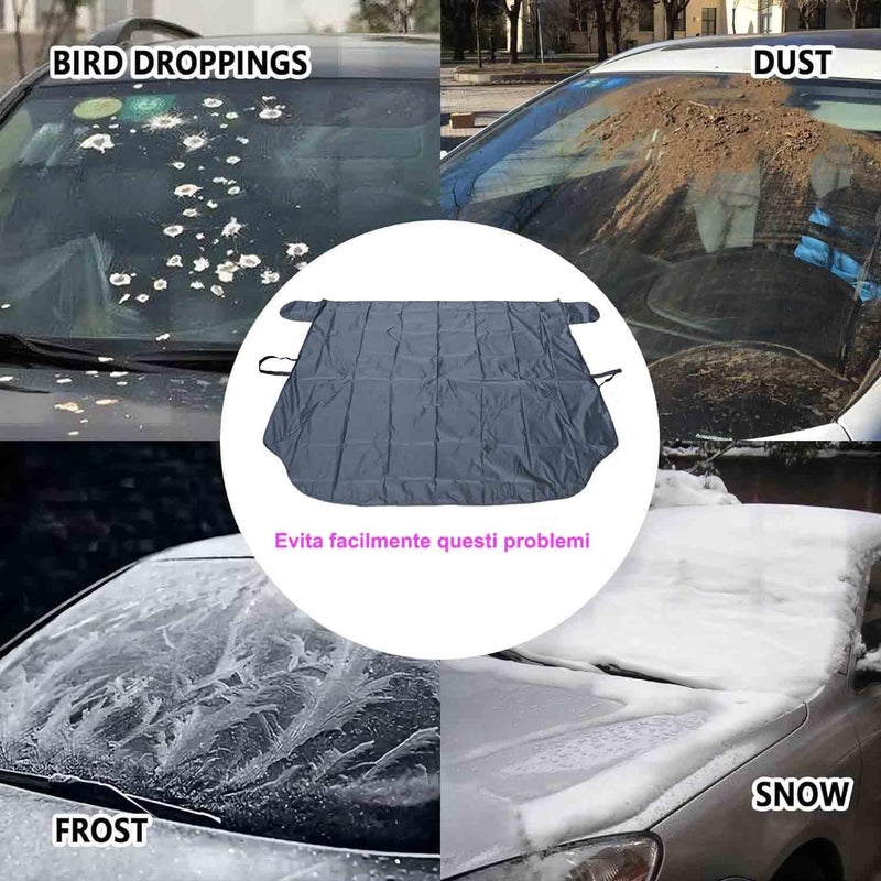 AuFiiy Car Windscreen Cover - Black - Image 2