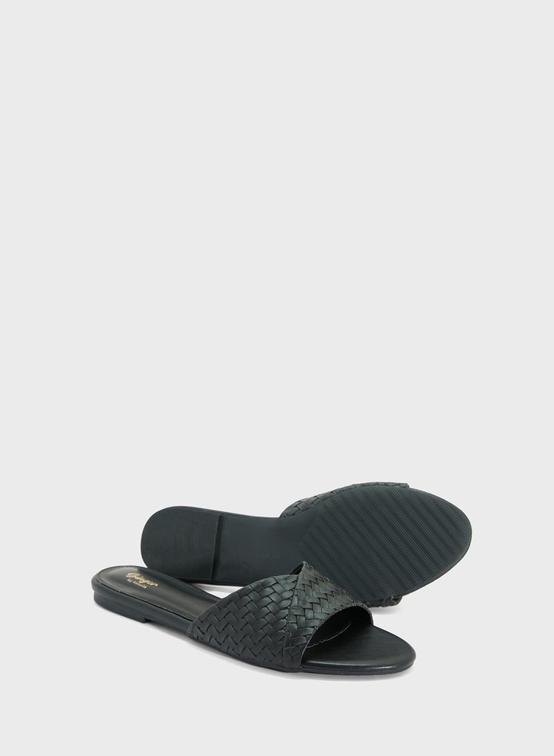 جينجر صندل نسائي مسطح - Image 3