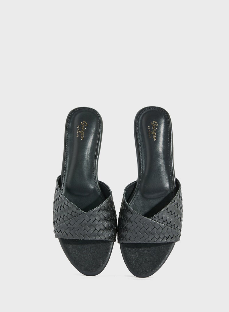 جينجر صندل نسائي مسطح - Image 4