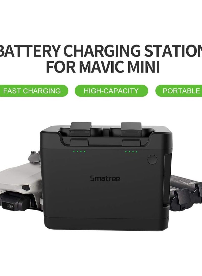 سمارتري محطة شحن محمولة من Smatree متوافقة مع بطارية الطيران الذكية DJI Mavic Mini Drone (الطائرة بدون طيار والبطاريات غير متضمنة)  - Image 2