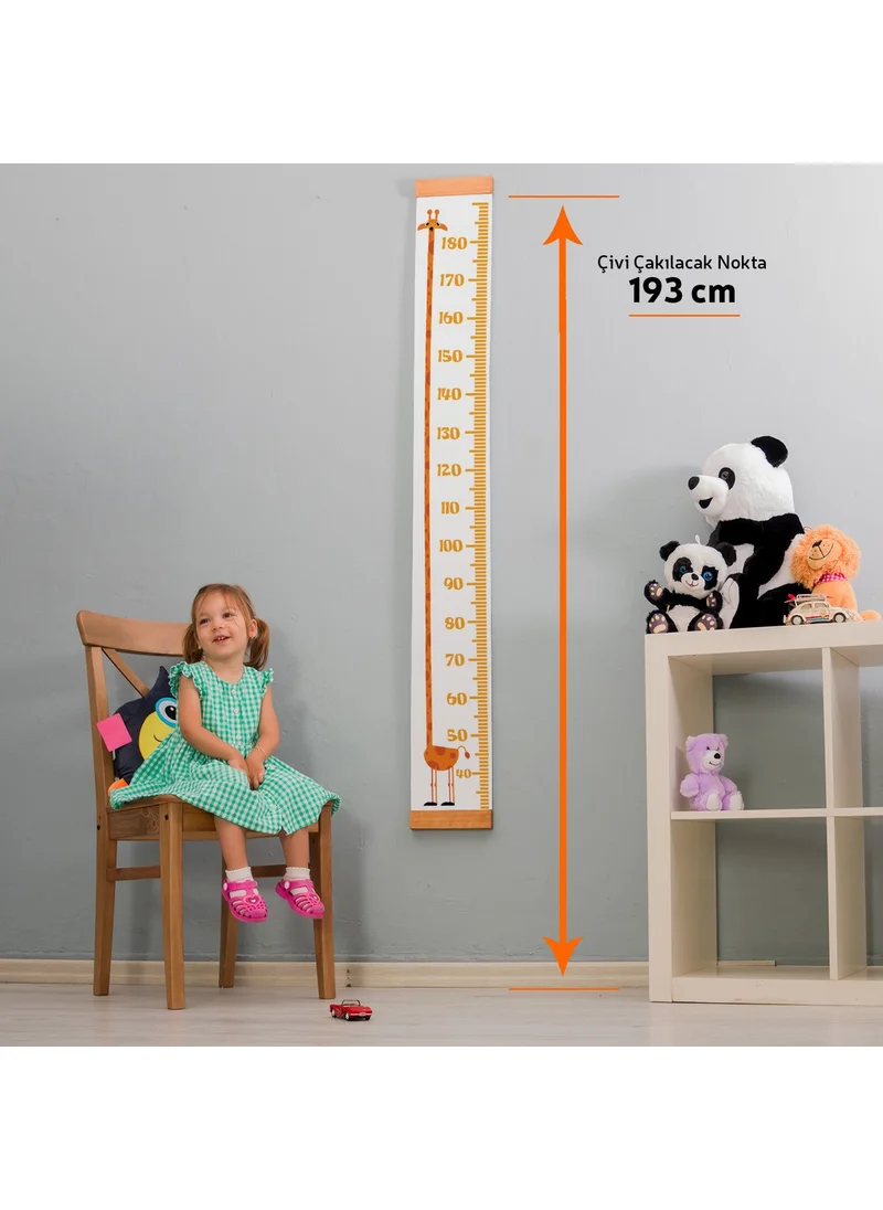 Hediye Sepeti Gift Basket Giraffe My Friend Height Measuring Ruler