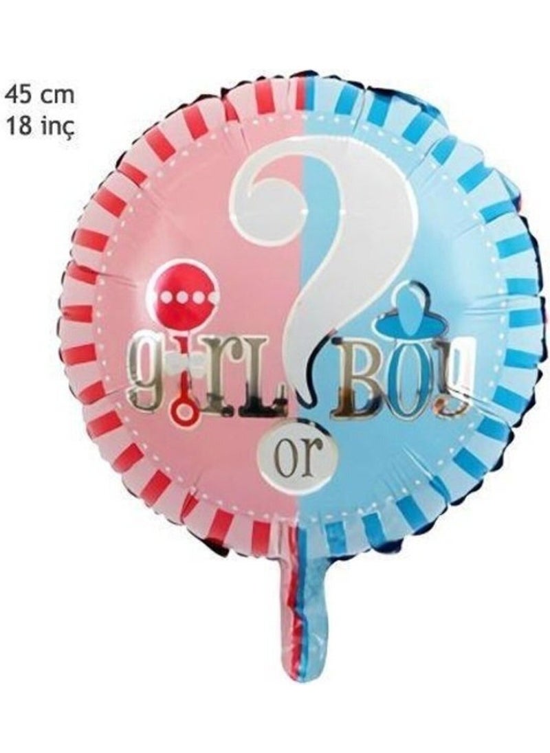 My Party Ready Girl Or Boy Foil Balloon 45 cm Gender Reveal Party 