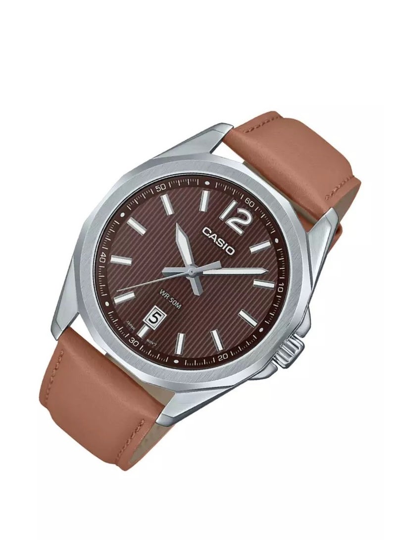 كاسيو ساعة للرجال بي عقارب MTP-E725L-5AVDF - Image 2